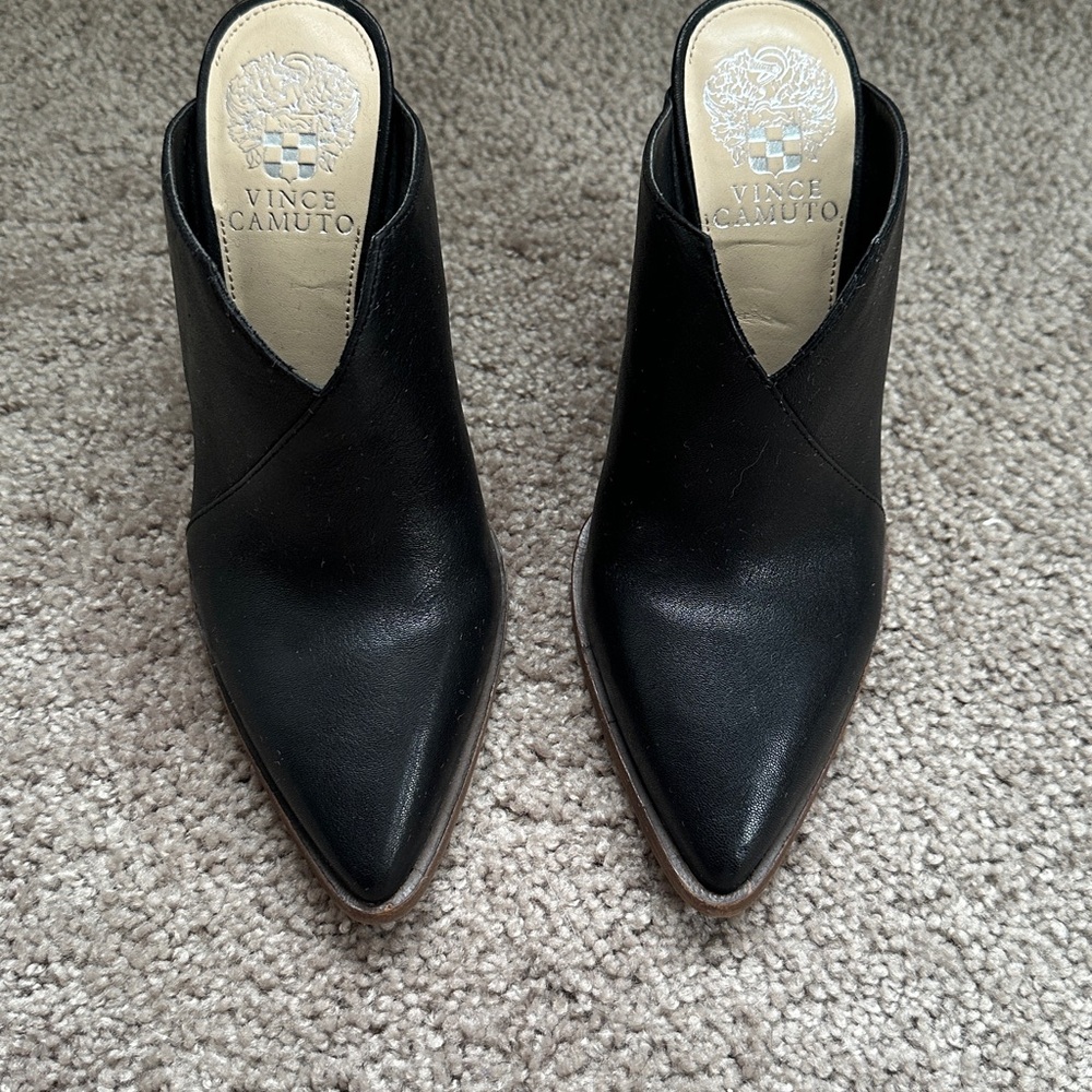 Vince Camuto Black Clogs / Mules Heels Women's Shoes